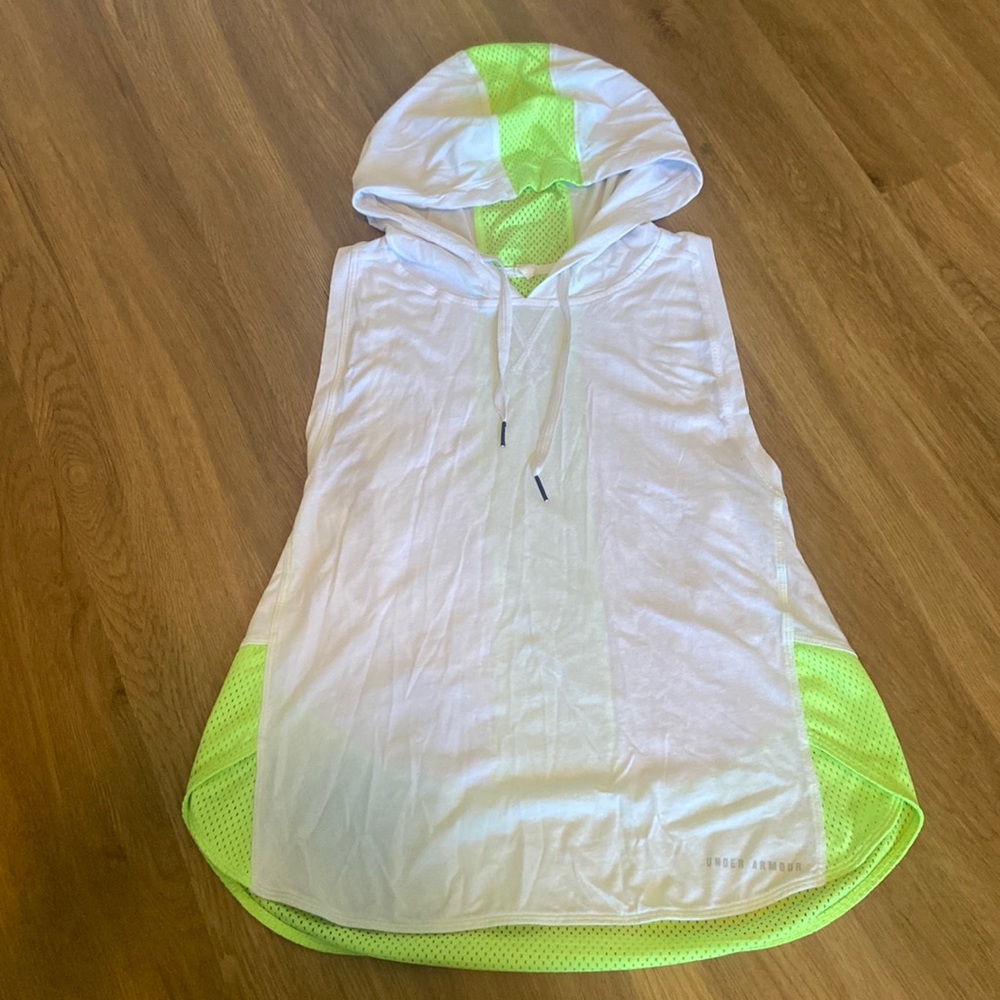 Under Armour hooded workout tank